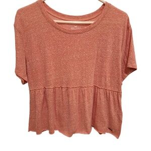 Hollister Pink Baby Doll Top Size S